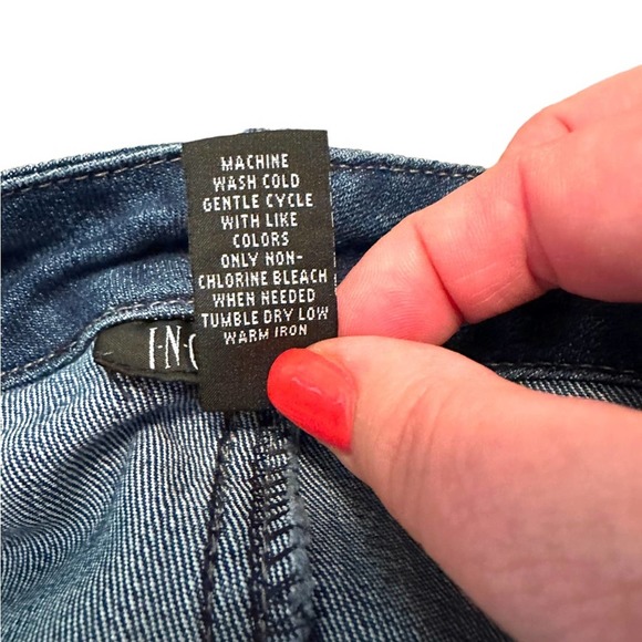 INC - Bootcut jeans, medium wash, size:16W, EUC - Picture 9 of 11